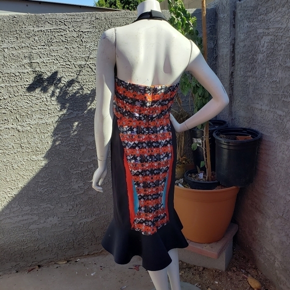 Peter PilottoVictoria Halter Flounce Dress - Picture 8 of 12